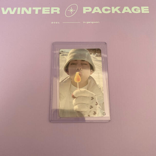 防弾少年団(BTS) - BTS winter package 2021 両面トレカ V テテの通販 ...