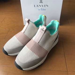 ランバンオンブルー(LANVIN en Bleu)の最終値下げ　美品　LANVIN en Bleu スリッポンダッドスニーカー(スニーカー)