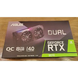 エイスース(ASUS)の新品 ASUS DUAL RTX 3070(PCパーツ)