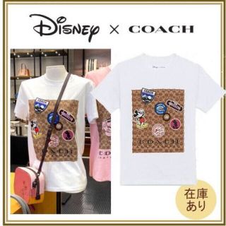 コーチ Coach ディズニー Tシャツ レディース 半袖 の通販 31点 コーチのレディースを買うならラクマ