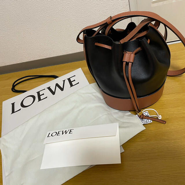 LOEWE ロエベ バルーンバッグ スモール ブラックタン 本田翼