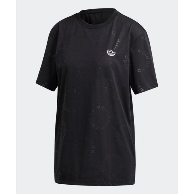 adidas(アディダス)の新品 アディダスオリジナルス Ｌ 快適素材!!半袖Tシャツ ブラック黒 レディースのトップス(Tシャツ(半袖/袖なし))の商品写真