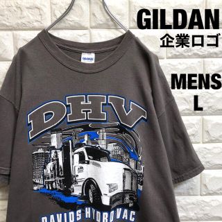 ギルタン(GILDAN)のアメリカ古着　GILDAN  ギルダン　企業ロゴ　半袖Tシャツ　メンズLサイズ(Tシャツ/カットソー(半袖/袖なし))