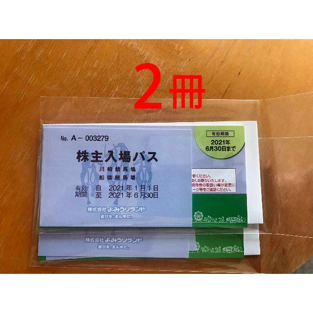 よみうりランド　株主優待２冊 　かんたんラクマパック送料無料チケット