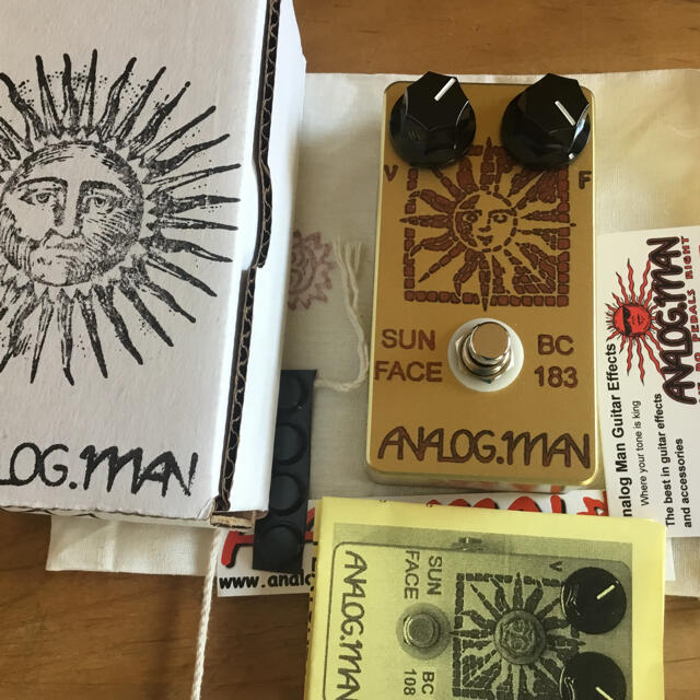 Analogman BC183 Sunface ファズ 国内外の人気集結! www.gold-and