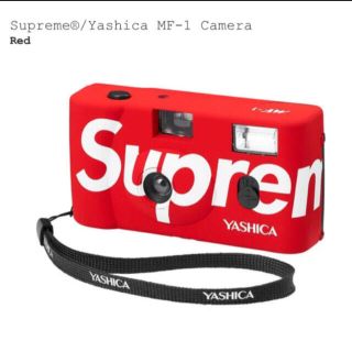 シュプリーム(Supreme)のsupreme yashica MF-1 Camera red(フィルムカメラ)