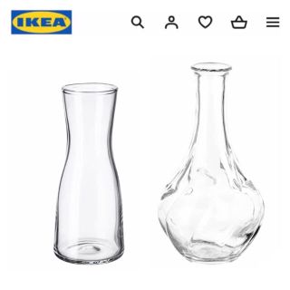 イケア(IKEA)のIKEA イケア　花瓶セット　ティドヴァッテン& ヴィリエスタルク(花瓶)