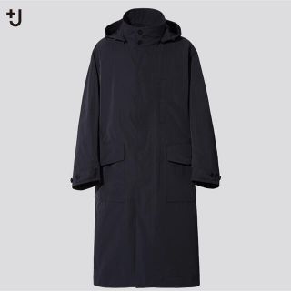 ユニクロ(UNIQLO)のオーバーサイズフーデッド　ロングコート　ユニクロ　ジルサンダー(モッズコート)