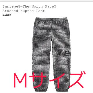 シュプリーム(Supreme)のSupreme North Studded Nuptse Pant ブラック　M(その他)