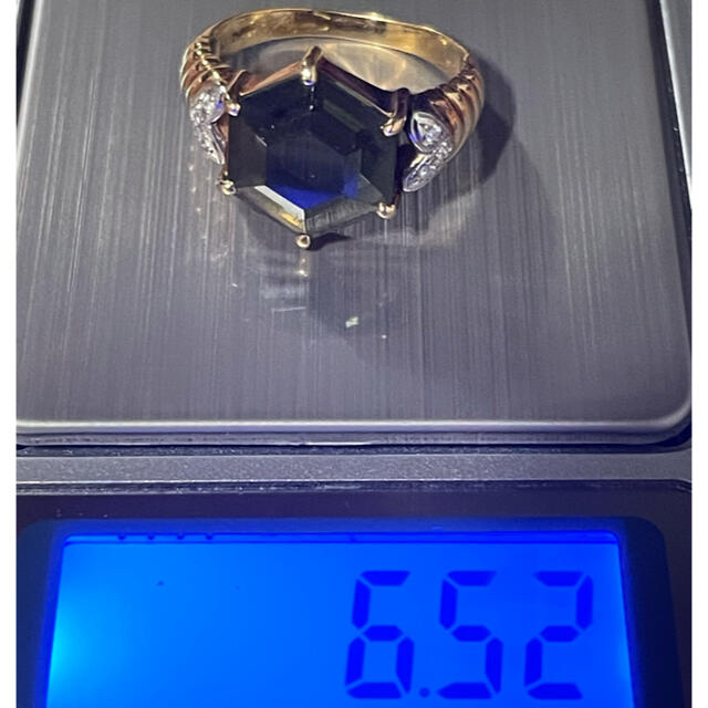 18k モルダバイト　リング レディースのアクセサリー(リング(指輪))の商品写真