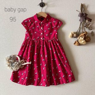 ベビーギャップ(babyGAP)のbaby gapベビーギャップ✾マリンな女の子のヨット柄ワンピース*̩̩̥୨୧˖(ワンピース)