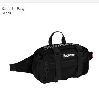 シュプリーム(Supreme)の新品 19aw Supreme Waist Bag BLACK(ボディーバッグ)