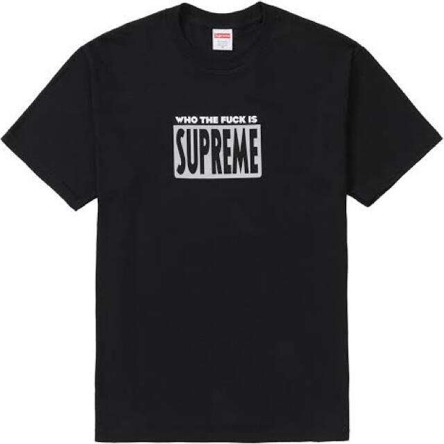 Supreme Who The Fuck Tee Black S