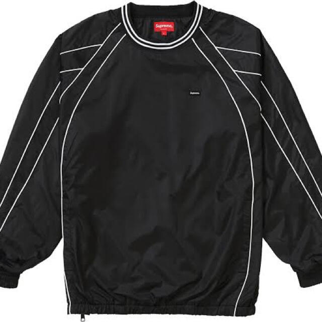 ナイロンジャケットSupreme Piping warm up pullover Black S