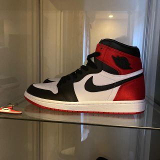 ナイキ(NIKE)のNIKE AIR JORDAN 1 Satin Black toe(スニーカー)