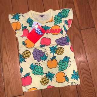 アナップキッズ(ANAP Kids)の◆新品未使用◆ANAP Kids  フルーツ柄Tシャツ　90cm(Tシャツ/カットソー)