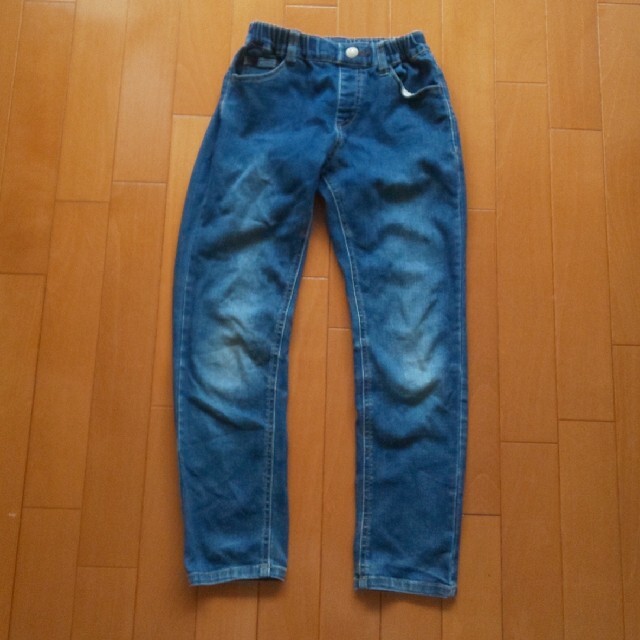 Branshes(ブランシェス)の【branches】男女共用 デニム 130cm キッズ/ベビー/マタニティのキッズ服女の子用(90cm~)(パンツ/スパッツ)の商品写真