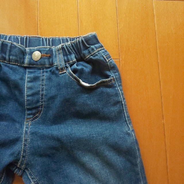 Branshes(ブランシェス)の【branches】男女共用 デニム 130cm キッズ/ベビー/マタニティのキッズ服女の子用(90cm~)(パンツ/スパッツ)の商品写真