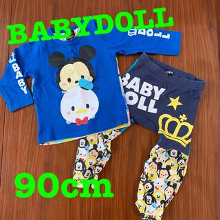 ベビードール(BABYDOLL)のBABYDOLL ディズニー　ツムツム　上下セット　90cm バラ売りOK(Tシャツ/カットソー)