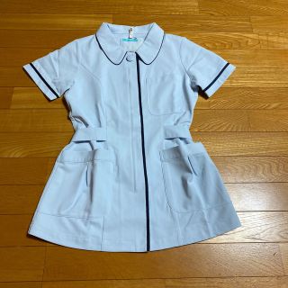 カゼン(KAZEN)のKAZEN（APRON）　レディスジャケト半袖　086-21　Ｓサイズ(その他)