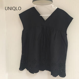 ユニクロ(UNIQLO)のノースリーブ　ブラウス(シャツ/ブラウス(半袖/袖なし))