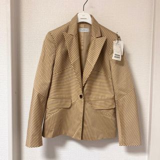 マークバイマークジェイコブス(MARC BY MARC JACOBS)のビブロス❤️新品❤️軽くて涼しいストライプジャケット40(テーラードジャケット)