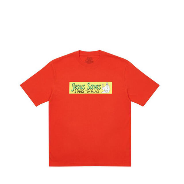 Palace Jesus Saves T-Shirt Red (SS21) XL メンズのトップス(Tシャツ/カットソー(半袖/袖なし))の商品写真