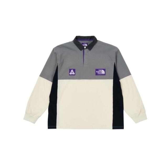 Palace The North Face Rugby Shirt Grey LTシャツ/カットソー(七分/長袖)