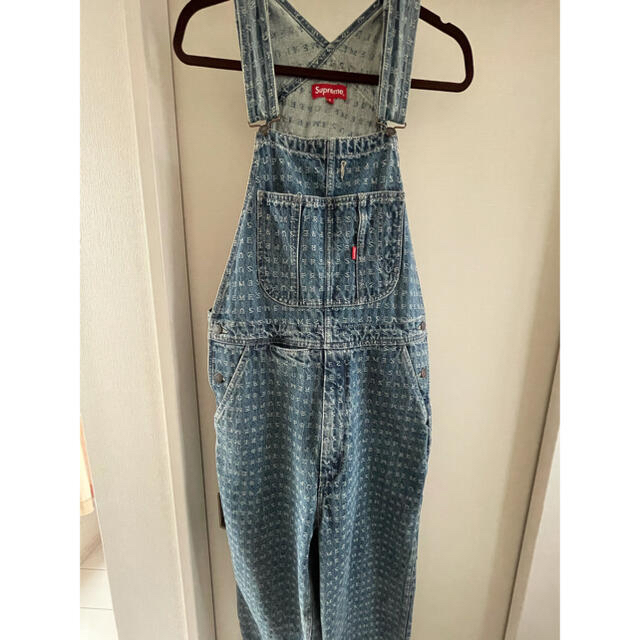 Supreme Jacquard Logos Denim Overalls