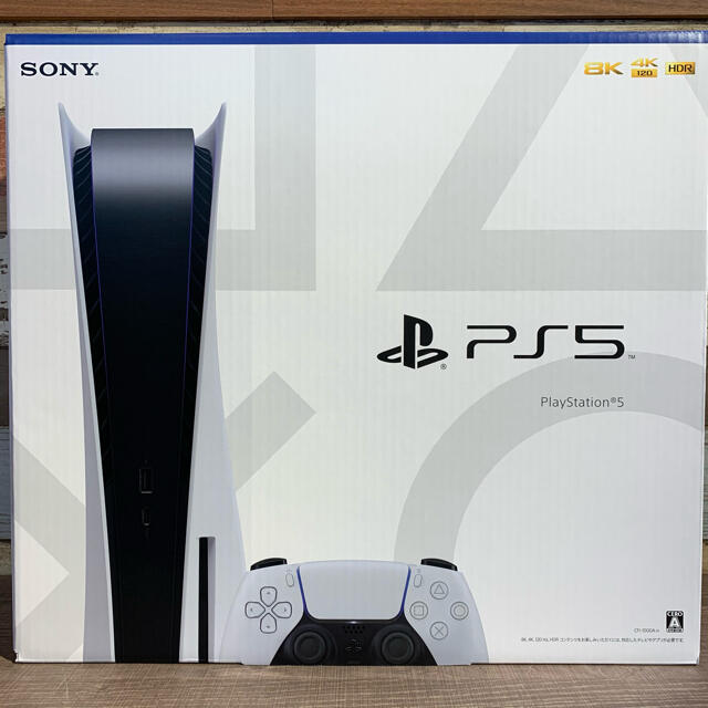 送料無料　PlayStation5 ディスクドライブ搭載モデルPS5本体未開封品ゲームソフト/ゲーム機本体