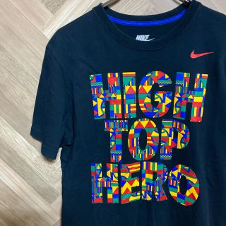 ナイキ(NIKE)の25 NIKE ナイキTシャツ マルチカラーロゴ　希少デザイン　XLサイズ(Tシャツ/カットソー(半袖/袖なし))