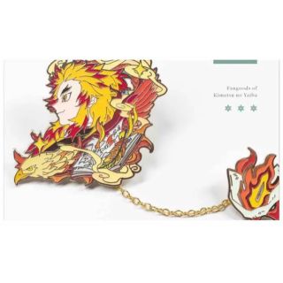鬼滅の刃 煉獄杏寿郎 浮図清願 金属 同人ピンバッジ | guardline.kz
