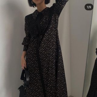 アメリヴィンテージ(Ameri VINTAGE)のtwincle apron dress(ロングワンピース/マキシワンピース)