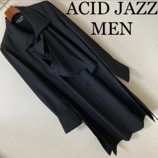 エプロンの通販 35点(メンズ) | お得な新品・中古・未使用品のフリマ ... 美品◆ACID JAZZ MEN◆ドレープエプロン 変形襟スリット ロングシャツ