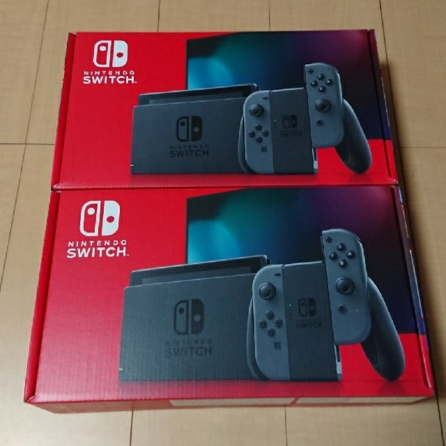 【新品未使用・早期発送】新型 Nintendo Switch グレー 2台セット