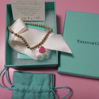 ティファニー(Tiffany & Co.)の限定色のピンク！【ティファニー新色】めっちゃ可愛い！ボールチェーンブレスレット(ブレスレット/バングル)