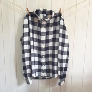 ユニクロ(UNIQLO)のUNIQLO♡チェックシャツ♡140cm(ブラウス)