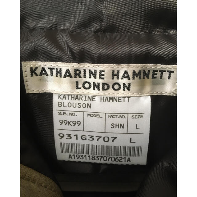 KATHARINE HAMNETT(キャサリンハムネット)のKATHARINE HAMNETT LONDON ライダース メンズのジャケット/アウター(レザージャケット)の商品写真