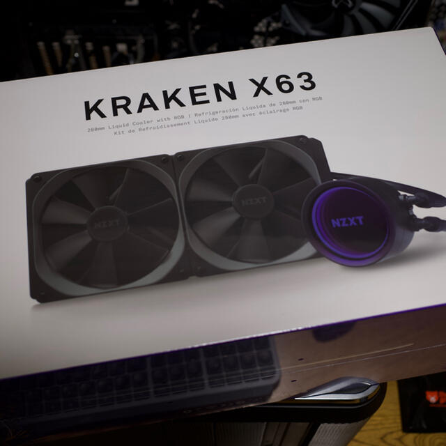 PC/タブレット【未使用品】NZXT KRAKEN X63 簡易水冷クーラー(280mm)