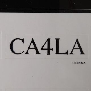 カシラ(CA4LA)のCA4LA ステッカー(シール)