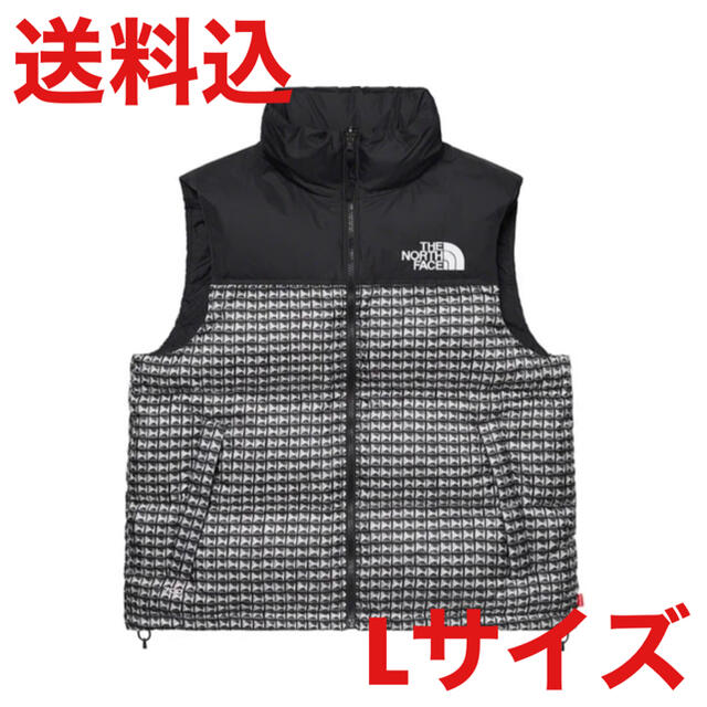 Supreme(シュプリーム)のSupreme TNF Studded Nuptse Vest Black L メンズのトップス(ベスト)の商品写真