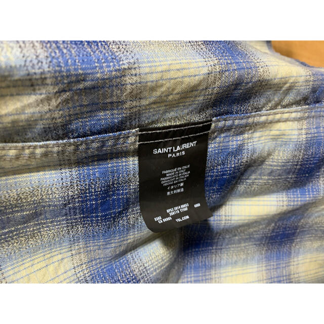 Saint Laurent サンローラン チェックシャツ 37