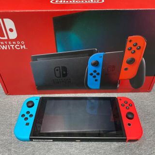 ニンテンドースイッチ(Nintendo Switch)のNintendo Switch JOY-CON(L) ネオンブルー/(R) ネオ(家庭用ゲーム機本体)