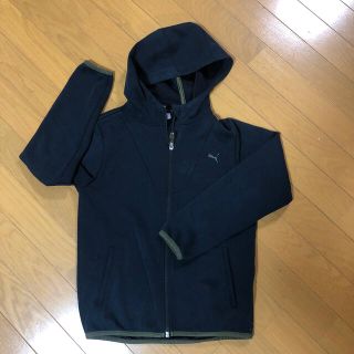 プーマ(PUMA)のプーマ　ジップジャケット　パーカー　黒(ジャケット/上着)