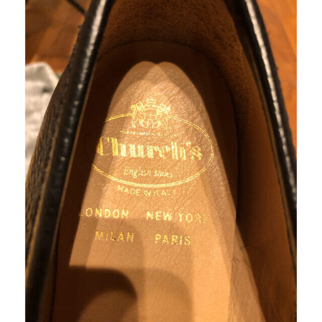 Church's(チャーチ)のChurch’s 新品　ローファー黒　サイズUK8 made in Italy メンズの靴/シューズ(ドレス/ビジネス)の商品写真