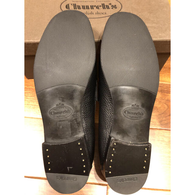 Church's(チャーチ)のChurch’s 新品　ローファー黒　サイズUK8 made in Italy メンズの靴/シューズ(ドレス/ビジネス)の商品写真