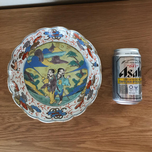 中国絵皿5枚（A）骨董品 インテリア/住まい/日用品のキッチン/食器(食器)の商品写真