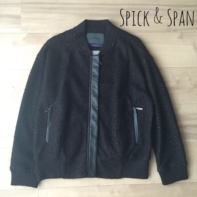 Spick & Span(スピックアンドスパン)の【myai様】ニットボンディング ZIP ブルゾン レディースのジャケット/アウター(ブルゾン)の商品写真