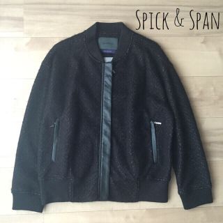 スピックアンドスパン(Spick & Span)の【myai様】ニットボンディング ZIP ブルゾン(ブルゾン)