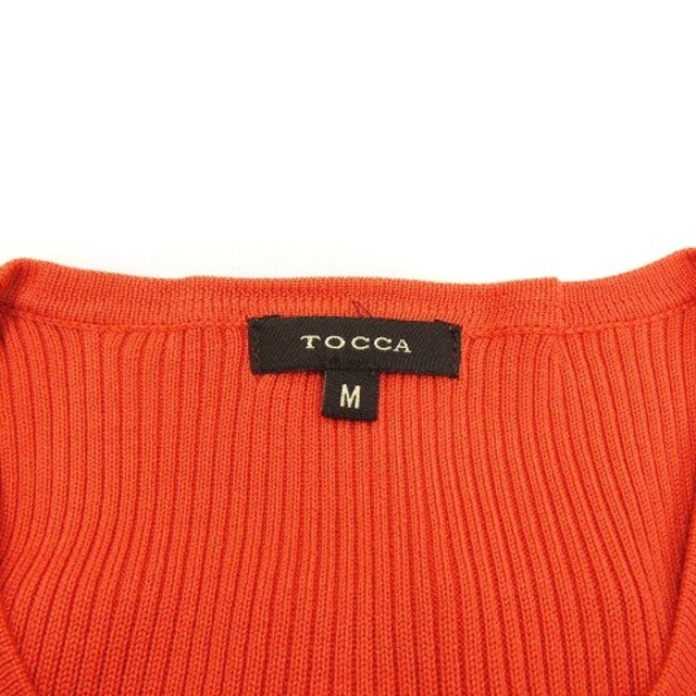 TOCCA(トッカ)のトッカ TOCCA カーディガン リブ シルク オレンジ M レディースのトップス(カーディガン)の商品写真